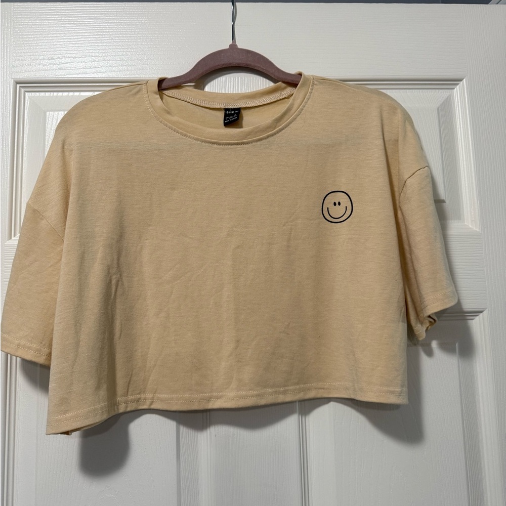 SHEIN Cream Casual Top